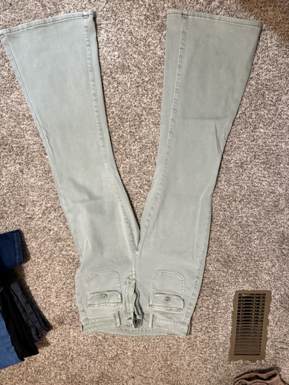 American Eagle Outfitters Light Sage Stretch Pants